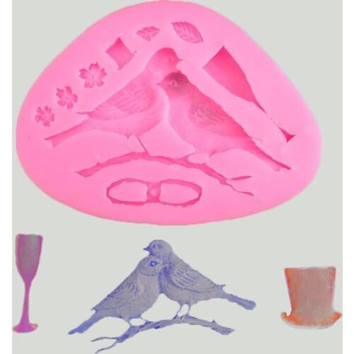 DIY Tools about Magpie Branches Silicone Cake Mold/Pastry Mould/Jello Pudding/Chocolate Molds/Ice Cube/Soap Molds