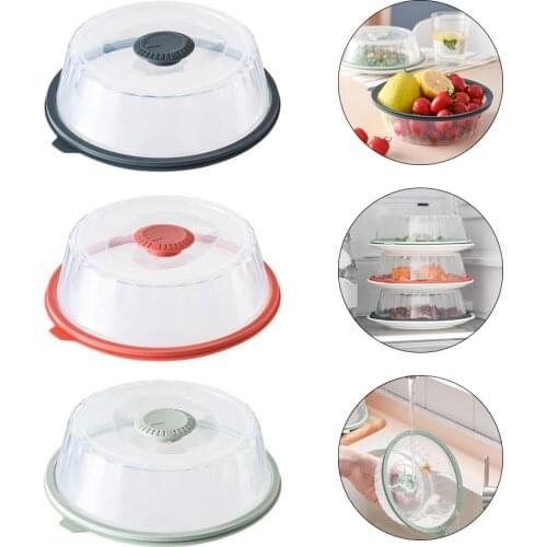 Kitchen Vacuum Airtight Food Sealer Cover Storage Food Fruit Vegetable Fresh Seal Bowl Container Platter Lid