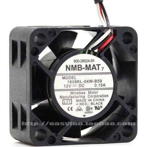 NEW NMB-MAT NMB 1608KL-04W-B59 DC12V 0.15A switch cooling fan
