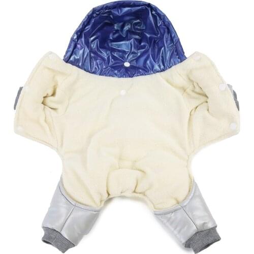 Dog Clothes Thicken Russian Winter Warm Hooded Puppy Pet Coat Jacket For Small Dogs Jumpsuit Rainbow Clothing Overalls Outfits