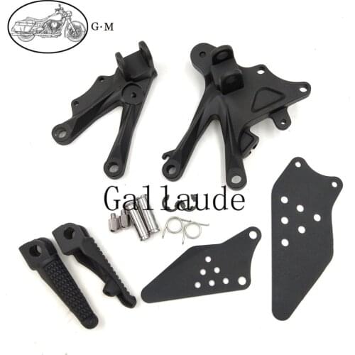 Motorcycle Front Footrest Foot Pegs Set For Kawasaki Ninja ZX1000 ZX10R ZX-10R 2006 2007 2008 2009 2010