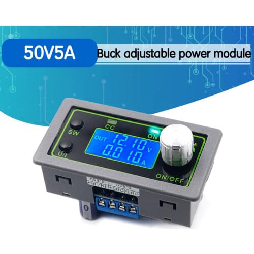 50V5A CNC step-down adjustable power supply module voltage and current meter constant voltage constant current DC LCD display