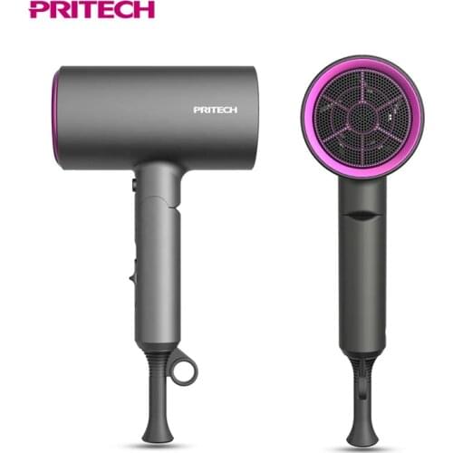 Pritech Leafless Negative Ion Household Dormitory Silent 110-240v New 1400W High-power Professional Hair Dryer