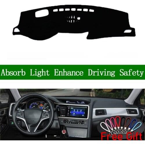 For Honda spirior 2015 2016 2017 Dashboard Cover Sun Shade Non-slip Dash Mat Pad Carpet Car Stickers Interior Accessories