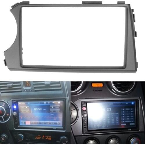 2DIN Radio Fascia for SSANG YONG Actyon LHD Left Hand Drive Facia Dash CD Trim frame panel Installation mount Kit facia