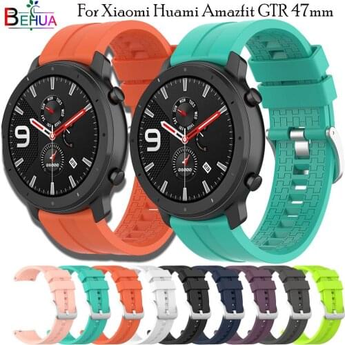 Hero iand silicone 22mm watchband For Huawei watch GT 46mm straps for huami Amazfit GTR 47mm smartwatch wristband bracelet