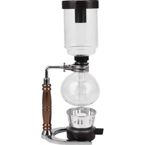 Japanese Style Siphon Coffee Maker Tea Siphon Pot Vacuum Coffeemaker Glass Type Coffee Machine Filter 3Cup