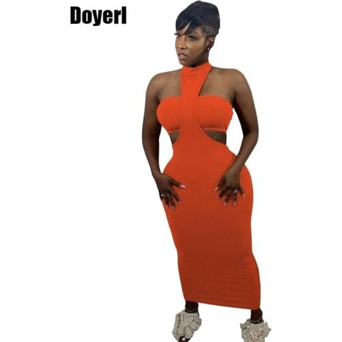 Sexy Two Piece Bodycon Midi Bandage Dress Women Birthday Outfits Summer Clothes for Women Backless Night Club Party Dress 2021