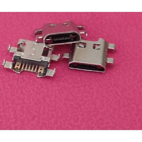 50pcs For LG K4 2017 K8 M200N K520/ X Cam K580/ X Power K220DS/ Tela 2 K500N K500DS USB Charging Dock Charge Socket Connector