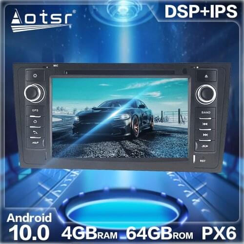 Aotsr Android 10.0 4GB + 64 GB Car Radio GPS Navigation DSP For AUDI A6 1997-2004 HD Car Auto Stereo Video Multimedia DVD Player