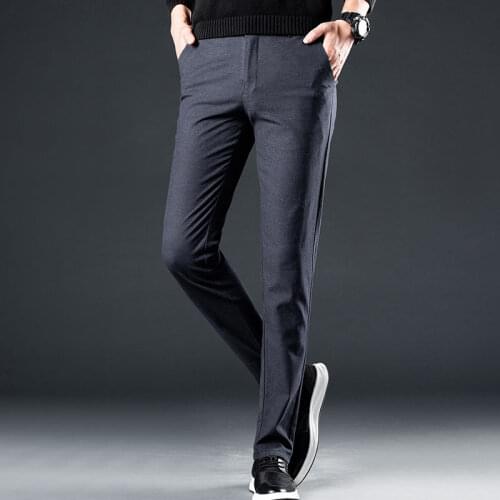 Trousers Spring And Summer Mens High End Business Casual Pants Thin Stretch Sport Solid Color Recommend Hot Sale