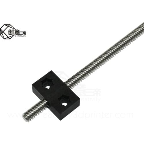 Creativity printer parts T8 Screw Nut block Openbuilds accessories T-type T8 screw Nut block seat plate 8MM anti-backlash nut