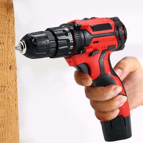Newest 12V/18V Electric Drill Li Battery Cordless Electric Hand Drill Power Rechargeable Tools Screwdriver Power Driver Tools