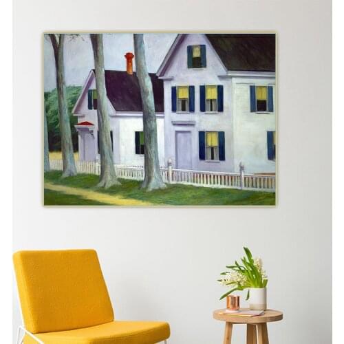 Two Puritans,1945, by Edward Hopper Canvas Oil Painting Art Aesthetic Picture Poster Wall Backdrop Hanging Decor Home Decoration