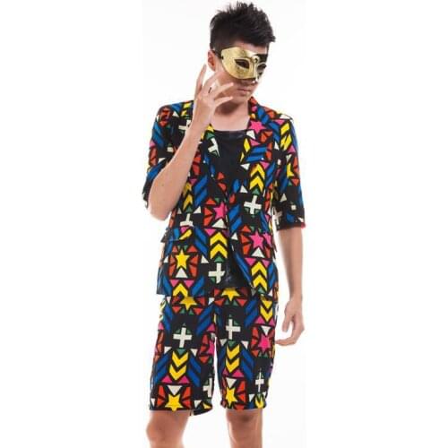 European stage Multicolor 1 mens blazer jacket men blazer slim fit terno masculino blazer men jacket + trousers Customizable