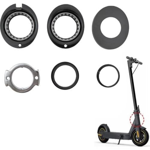 Front Fork Tube Bearing Bowl Rotating Steering Ring Sets for Xiaomi Mijia M365/M365 Pro Scooter Bearing Repairing Kit