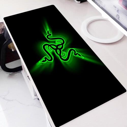 Mouse pad Razer Gaming Accessories Computer Large 900x400 Mousepad Gamer Rubber Carpet With Backlit Play CS GO LOL Desk Mat
