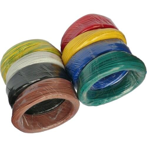 Soft Electronic line 6mm² 1 core Multi-strand Oxygen-free Copper Signal Connecting Wire 100m RV Cable (9-10AWG)
