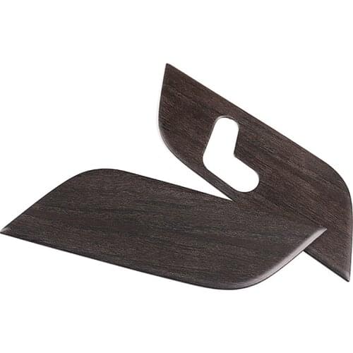 Oak Wood Grain Interior Car Door Panel Handle Trim Cover for Mercedes Benz GLA/GLB/B Class 2020 2Pcs Car Decoration