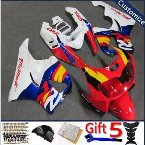 Motorcycle plastic cover For CBR900RR 1994 1995 1996 1997 CBR893RR 94 95 96 97 CBR 900 RR ABS plastic Fairing kit red white