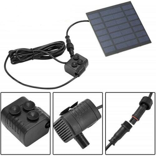 180L/H Solar Powered Fountain Submersible Water Pump Pond Kits Garden Panel Pool