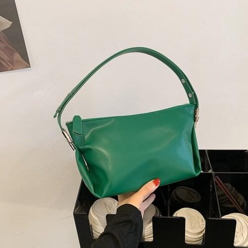 Simple style fashion underarm bag women handbags new retro casual female bag texture trendy shoulder bag for mobile phone