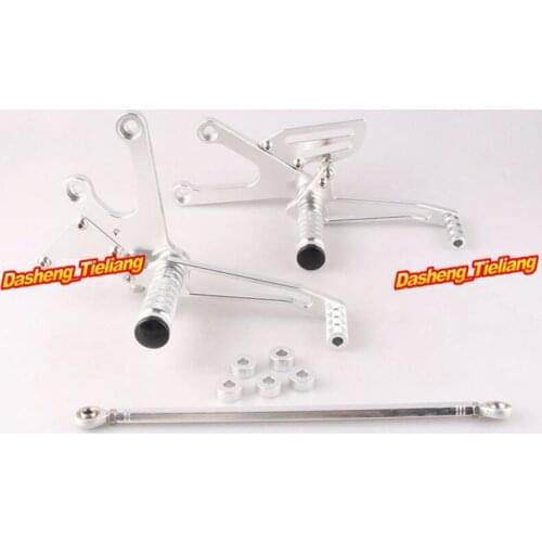 Adjustable Shift Foot Pegs Rear Set Footrests Bracket Kit For Honda NSR250 PGM2-3 PGM4 P4 All Years Motorcycle Accessory Parts
