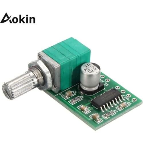 Dc 5v Pam8403 Super Mini 2 Channel Usb Digital Audio Amplifier Board Module 2* 3w Volume Control With Potentionmeter Switch