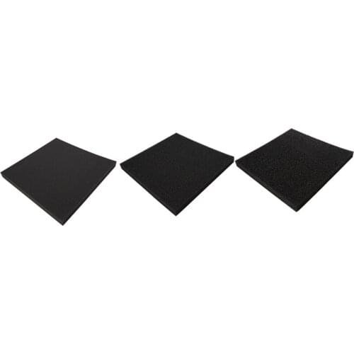 Activated Carbon Foam Pad Filter Aquarium Square Filtration Sponge Sheet W215