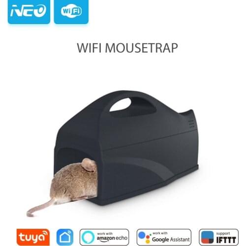 TUYA WiFi Smart Mousetrap Mouse Killer Smart Wireless WiFi Mice Trap No Poison Electronic Mouse Cage Rat Pest Trap