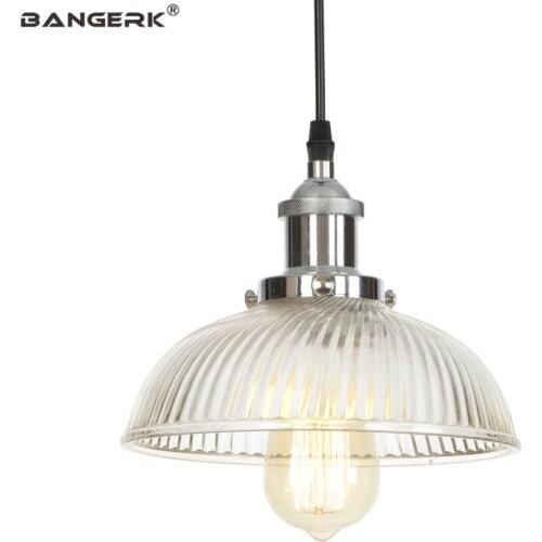 Loft Vintage Pendant Lights American Glass Hanging Lamp E27 Edison Light Bulb For Dinning Room Kitchen Bar Home Decor Lighting