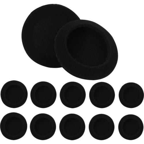 10 pcs 60mm Foam Pads Ear Pad Sponge Earpads Headphone Cover For Headset The Ear Pads Is Increases The Thickness Close To 4 mm