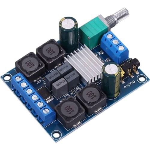 2x50W TPA3116D2 Dual Channel Stereo Digital Amplifier Board DC 4.5-27V Class D