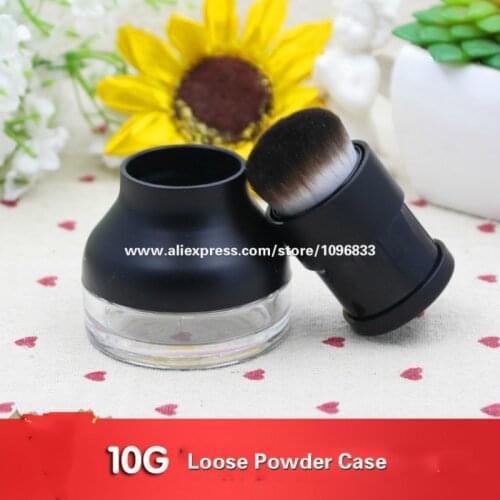 5pcs 30pcs Cosmetic Powder Case 10g Loose Powder Compact Container Makeup Tool Portable Cosmetic Blusher Case with Brush