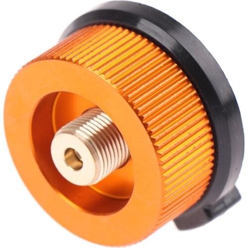 Outdoor Camping Stove Refill Adapter Flat Gas Adapter Valve Canister Gas Convertor Shifter Cylinder Refill Adapter