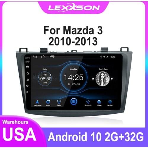 2G+32G DSP Android 10.1 Car Radio Multimedia RDS FM GPS Navi Wifi Mirror Link IPS Screen Stereo for MAZDA 3 2010 2011 2012 2013