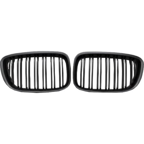 Black Front Bumper Hood Kidney Grill Grille For-BMW F07 5 Series GT 520 528 530 535 550 2010-2017