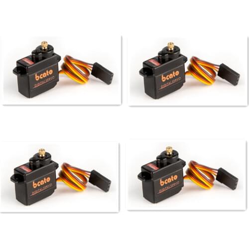 Bcato S08MD Digital Servo 12g 1.6/2.0 Kgf.cm High-Speed Mini Metal Gear for RC FPV Helicopter Airplane Tail Servo