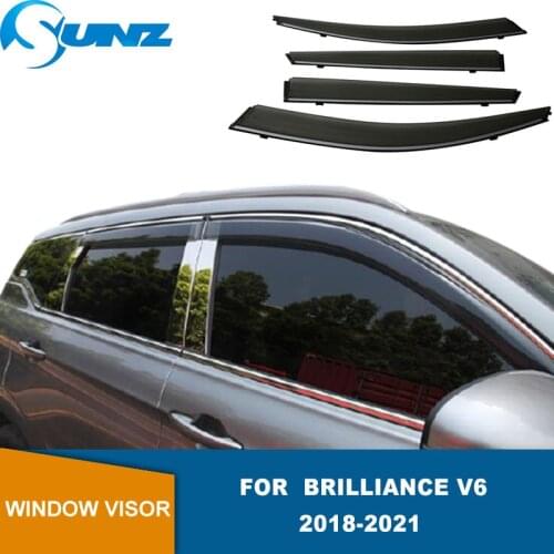 Side Window Deflector For Brilliance V6 2018 2019 2020 2021 Window Visor Weathershield Door Visor Weather Guard Trim SUNZ