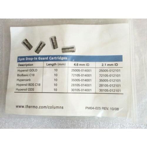 For 35005-014001 Thermo Liquid Column Protection Column Core HYPERCARB 5UM 10X4MM 2 PK