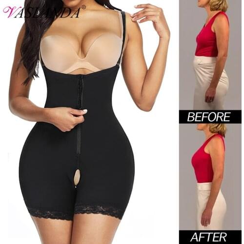 Shapewear Full Body Shaper for Women Compression Bodysuit Waist Trainer Corset Tummy Control Underwear Slimming Fat Burner