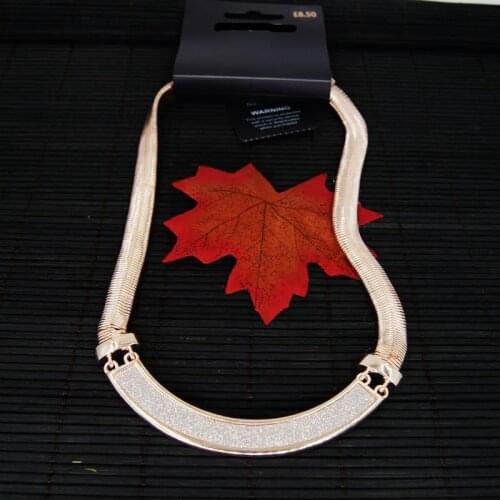 Fashion Simple Copper Frosted Clavicle Chain Mainstream Goddess Temperament Aesthetic And Elegant Necklace