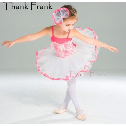 New Girls Lace Ballet Tutu Dress Women Rhinestone Camisole Dance Costume Kids Adult Fairy Princess Dresses
