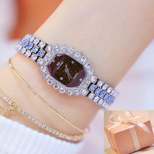 Luxury Women Watches Diamond Famous Brand Elegant Dress Quartz Watches Ladies Rhinestone Wristwatch Relogios Femininos