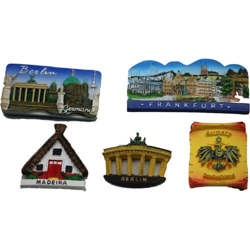 Switzerland Berlin Around The World Scenery Refrigerator Magnet 3D Fridge Magnet Sticker Travel Souvenir Kitchen Home Decoration