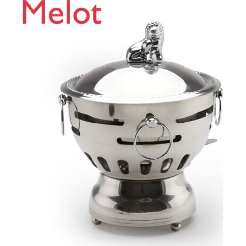 Alcohol Stove Small Hot Pot Pot One Person One Pot Single Self-Service Pot Hot Pot Stainless Steel Fashion Small Hot Pot