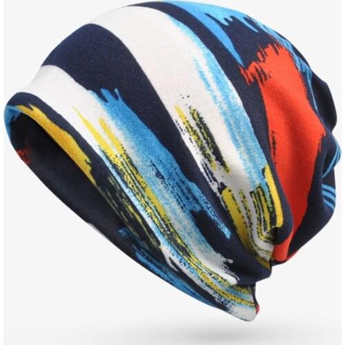 Winter Hats For Women Men Hip Hop Beanies Caps Designer Bonnets Knitted Hat Blue Red Graffiti Warm Velvet Crochet Scarf Cap