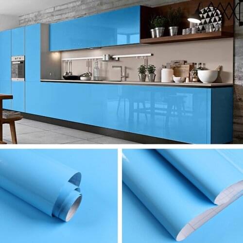 1 Roll Moisture-proof Kitchen PVC Wall Stickers Marble Countertop Stickers Bathroom Self-Adhesive Waterproof Wallpaper