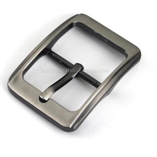 1x 25mm Fashion Metal Plated Belt Buckle Center Bar Single Pin Buckle Leather Craft Belt Strap Webbing Fit for 23-24mm