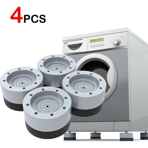 4PCS Washing Machine Anti Vibration Support Pads Washing Machine Feet Universal Furniture Foot Base Wasmachine Dempers Shocksave